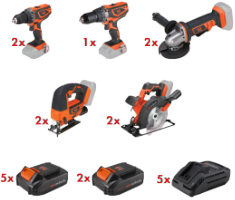 Tools ONE +Battery +Charger Promo 9+7+6