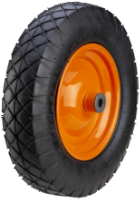Pneumatic Wheelbarrow Wheel P with Metal Rim, Straight Profile Heavy Duty