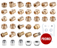 Sanitary Promo Pack 37/ 47 pcs / Brass+Assorted