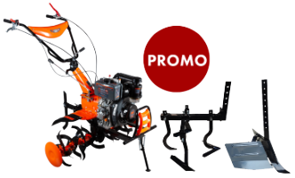 TDK600 Power Tiller Package with Accessories EvoTools +Plus®