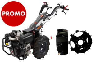 Diesel Kama MTD370 10HP Tiller Package with Metal Wheels EvoTools +Plus®