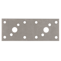 Perforated Splice Plate for Wood Jointing