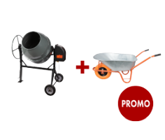 Concrete Mixer EvoTools +Plus® + Wheelbarrow PROMO 1+1