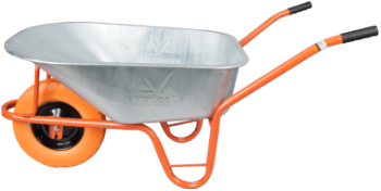 Wheelbarrow Type P with Polyurethane Wheel and Metal Rim EvoTools®