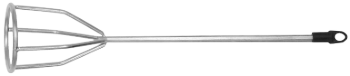 Straight Mixing Paddle, Zinc-Plated