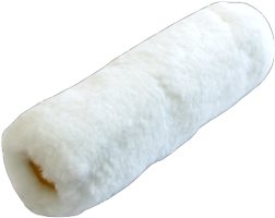 Paint Roller, White Polyester Pile