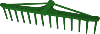 Plastic Rake with 14 Teeth EvoTools®