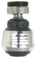 Flexible Faucet Sprayer Dual Joint ABS Black