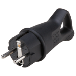 Rubber Schuko Plug with Handle 16A F-161 IP44