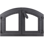 Pizza Oven Door with Glass Greek Model