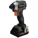 Brushless 1/4 Hex Impact Driver with 2 Batteries and Charger MAX 20V POWER EvoTools +Plus®