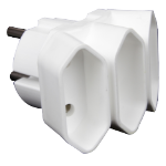 Schuko Adapter Plug 3 Sockets