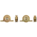 Semi-Recessed Sliding Gate Wheel with Bracket and Bearing