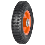 Solid Hand Truck Wheel with Metal Rim