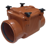 Non-Return Flap Valve with Cap PP